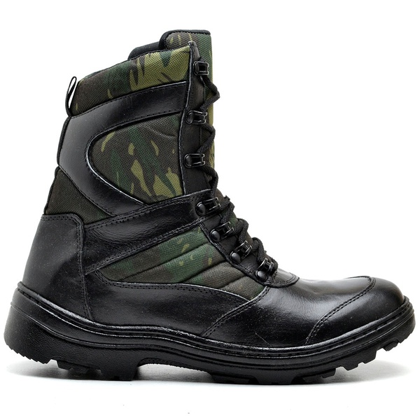coturno militar masculino preto