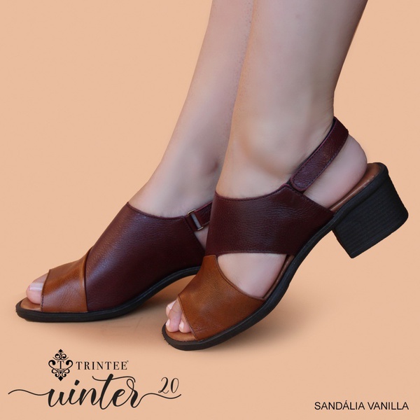 SANDÁLIA VANILLA BORDÔ | TRINTEE