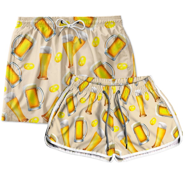 Kit casal short cerveja Clearance