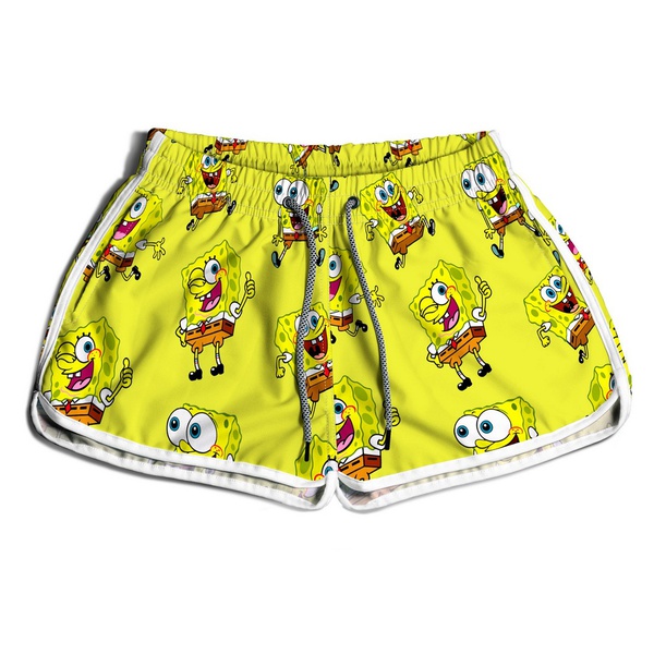 short de praia masculino bob esponja