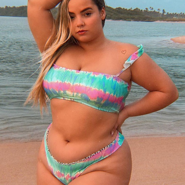 Biquíni Plus Size Ciganinha e Asa Delta Tie Dye Vibes