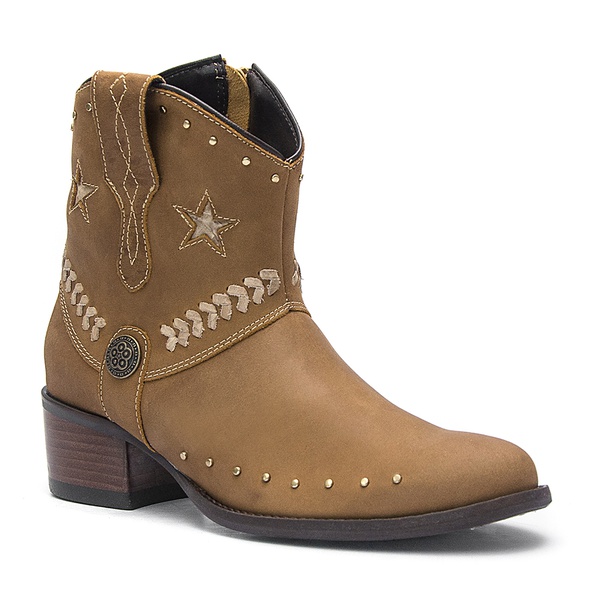 botas cano curto texana