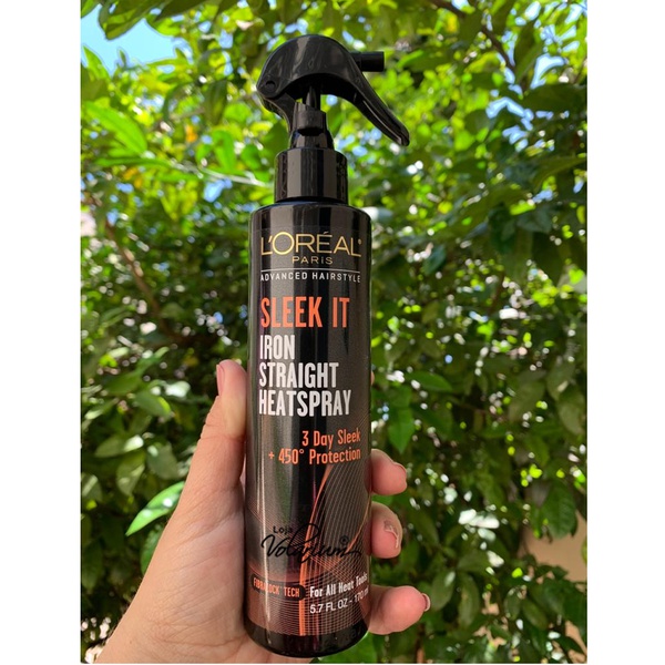 Protetor Termico Para Cabelo Leave In Loreal Paris Slek It Iron Straight Importado Loja Volarium