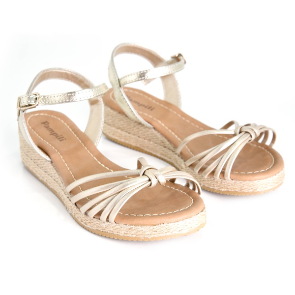 Sandalia pampili sami dourada 533 | Worldstock | Loja online de Sapatos  Sociais
