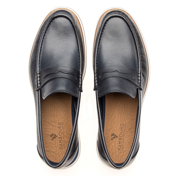 Mocassim Casual Masculino Loafer Floater Marinho | Worldstock | Loja online  de Sapatos Sociais