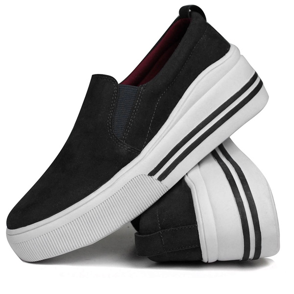 slip on feminino sola alta