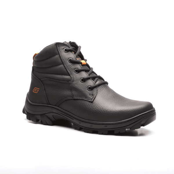  Bota Segurança EPI CA Gogowear 100% Couro ref Tork Preta