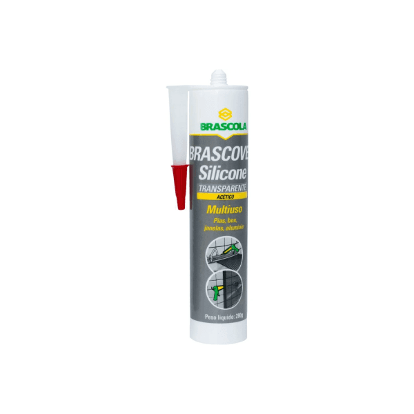 Silicone Transparente Brascoved 280Gr
