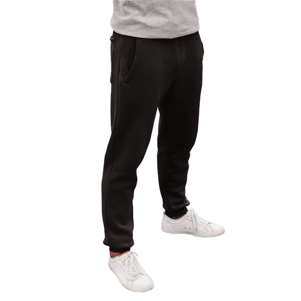 Calça Moletom Flanelado Jogger Preto