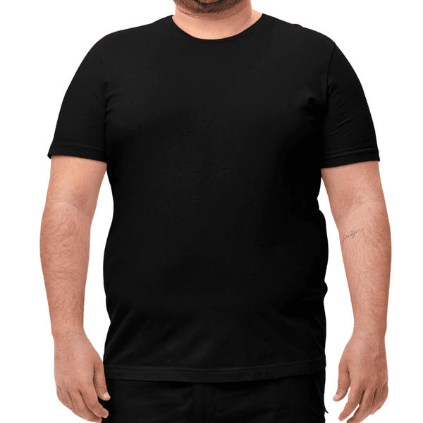Camiseta Masculina Tamanho Especial 100% Algodão 30.1 Marinho Copia