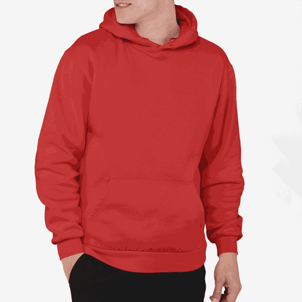 Moletom Canguru Vermelho