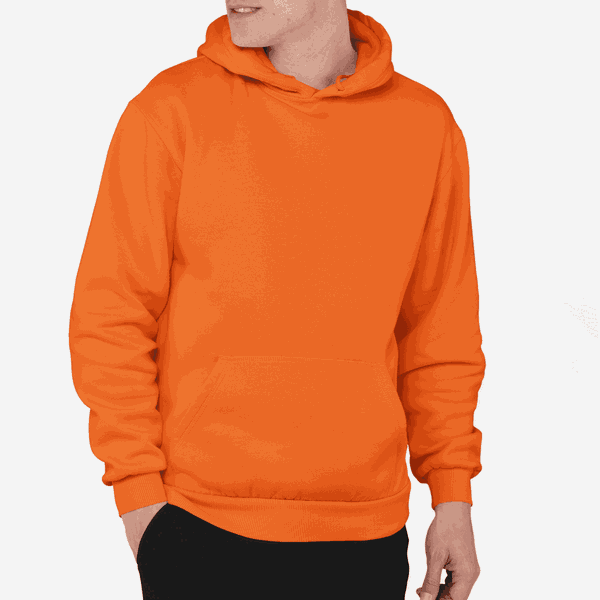 Moletom Canguru Laranja
