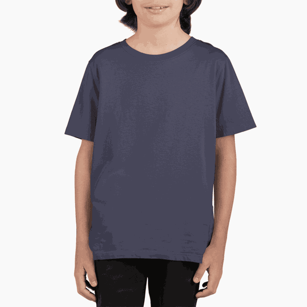 Camiseta Básica Juvenil Marinho