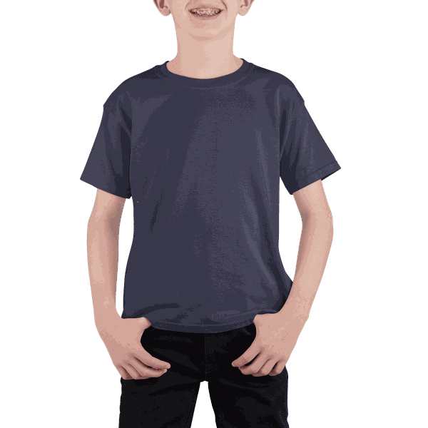 Camiseta Básica Infantil Marinho
