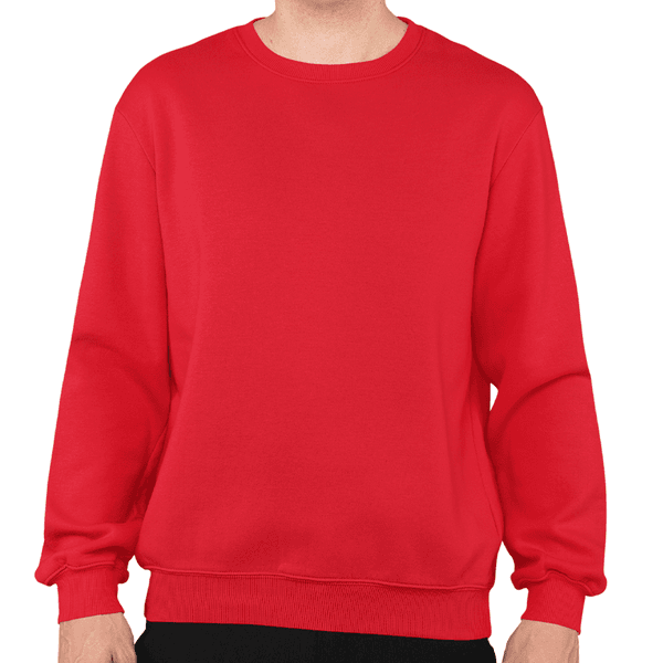 Moletom Gola Careca Vermelho