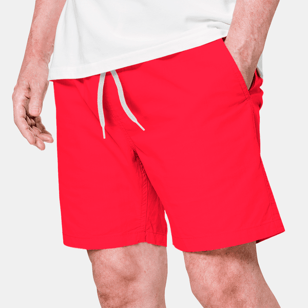 Short Tactel Masculino Rosa Fluor