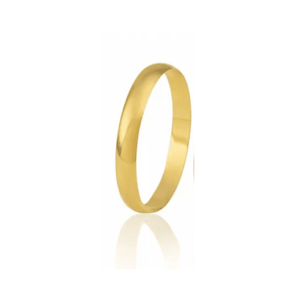 Alianças Finas De Ouro 18k - FA-04-U-18K - Fábrica das Alianças