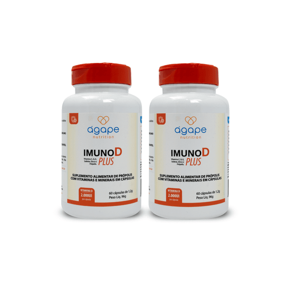 COMBO 2X IMUNO D PLUS 120 (2X60) CAPSULAS SOFT GEL 