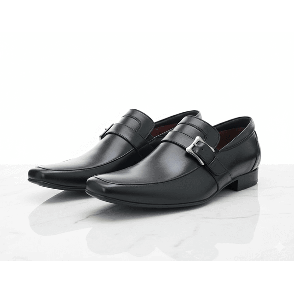 LOAFER PRETO COM FIVELA