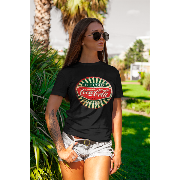 Camiseta Basica algodao Poliester Coca Cola ALLEY SURF