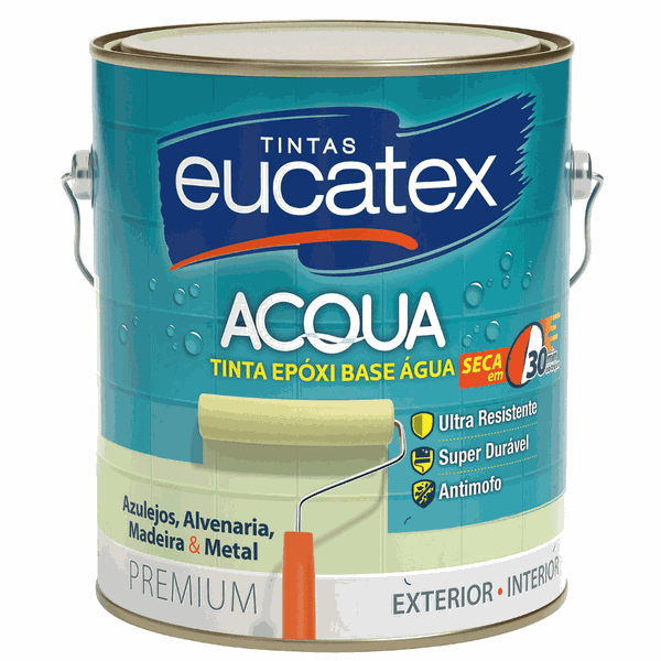 Epóxi Base De Água Branco 900ML Eucatex
