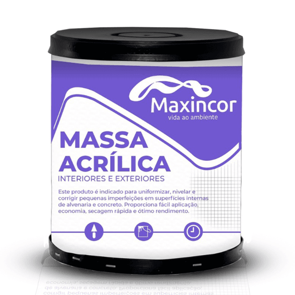 Massa Acrílica Barrica 21kg Maxincor