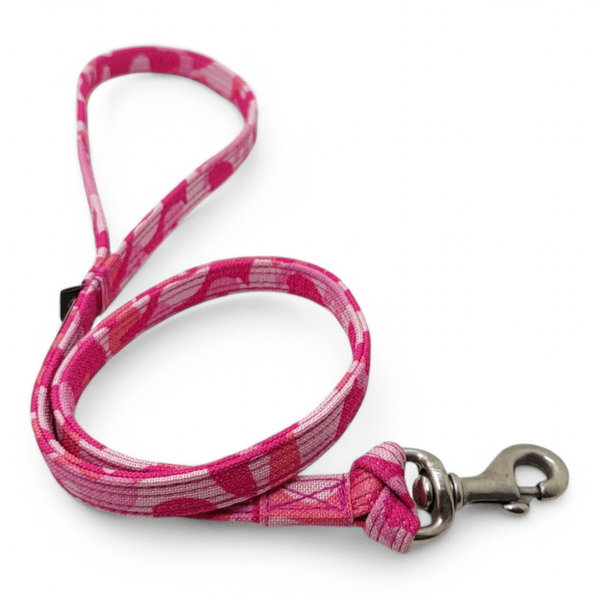 Coleira Amorosso® Camuflado Rosa + Guia Camuflada Rosa