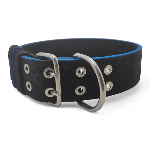 Coleira Para Cachorro Amorosso (preto e azul) 