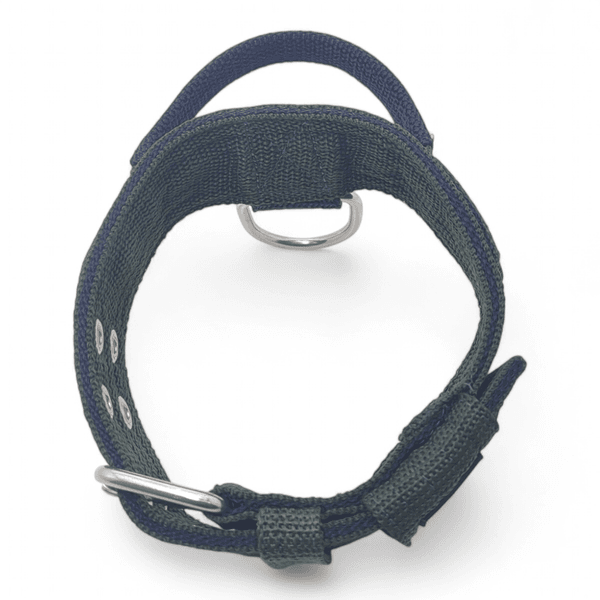 Coleira Para Cachorro Poderosso - Verde Militar e Preto