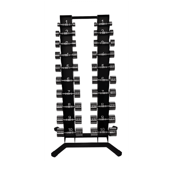 KIT HALTER CROMOMETAL 1 A 10 KG + SUPORTE