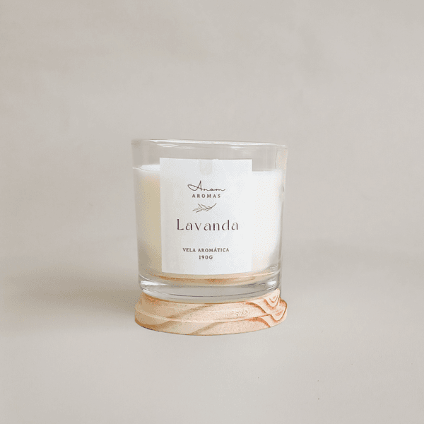 Vela Aromática Lavanda 190g