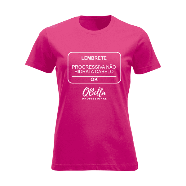 CAMISA ROSA QBELLA PROFISSIONAL