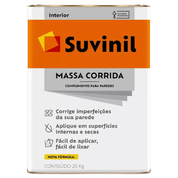 Massa Corrida Lata 25kg