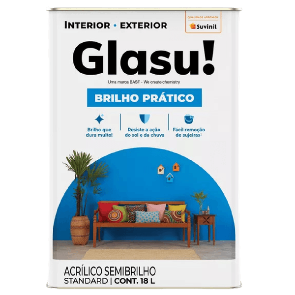 TINTA ACRILICA SEMI BRILHO BRANCO NEVE 18L