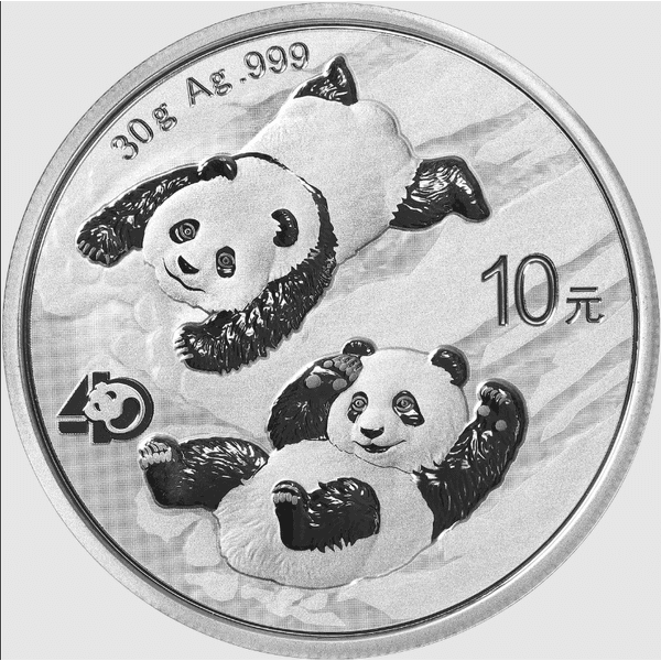 1 ozt Pandas 2011 - 2022 - Coleção