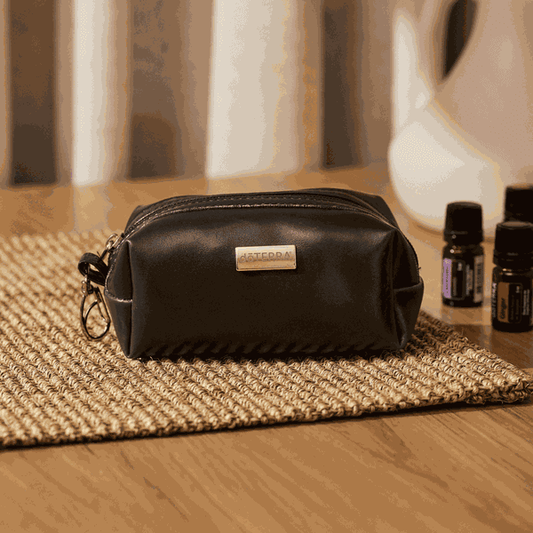 Necessaire Pettit Travel Preta dōTERRA Para 10 Frascos De 5ml