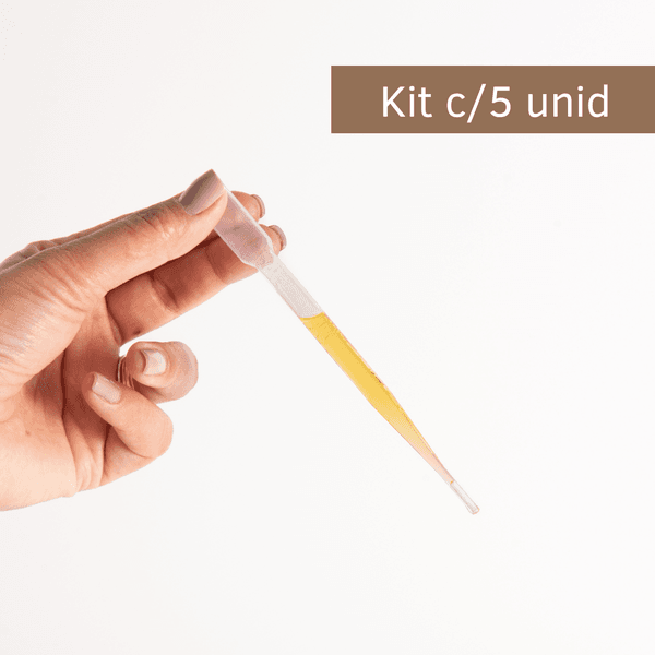 Pipeta Pasteur Estéril De Plástico 3ml Kit C/5