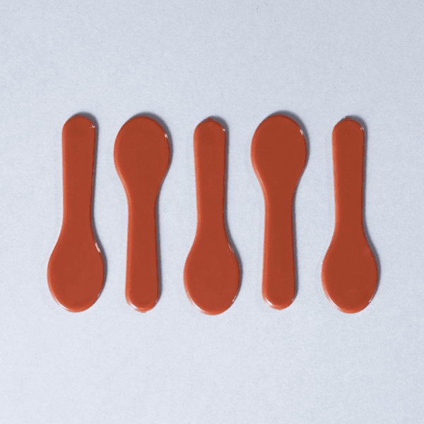 Espátula Para Aplicação De Cosméticos Kit c/5 - Marrom