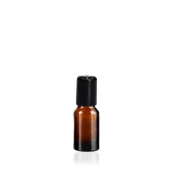 Frasco de Vidro Âmbar 10ml - Tampa Roller