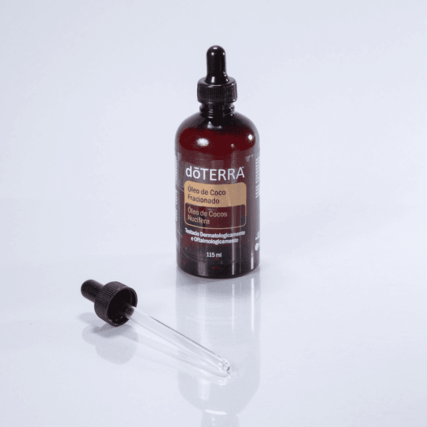 Tampa Conta-Gotas P/ Óleo De Coco dōTERRA Kit c/3 - Preta