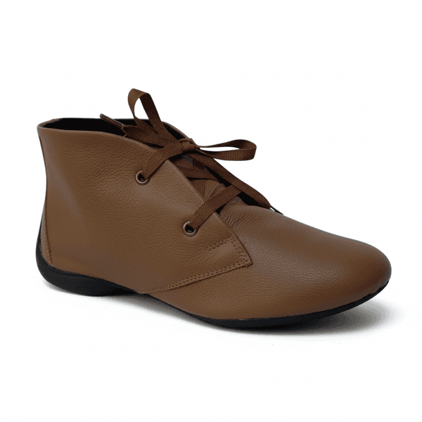 Bota em couro legítimo Marco Aurélio MS66 Caramelo
