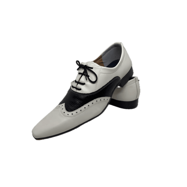 Sapato Masculino Italiano Em Couro Lobos Branco Ref: 247 Outlet