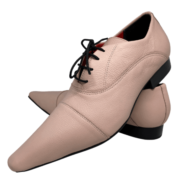 Sapato Masculino Italiano Executivo em Couro Oxford - Rose - Ref: D547