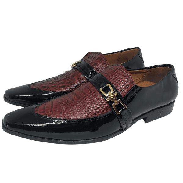 Sapato Masculino Italiano Em Couro Social Executivo Rose Dourado Ref: D684 Outlet