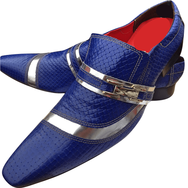 Mule Masculino Em Couro - Babuche - Golden Blue - Ref: 704