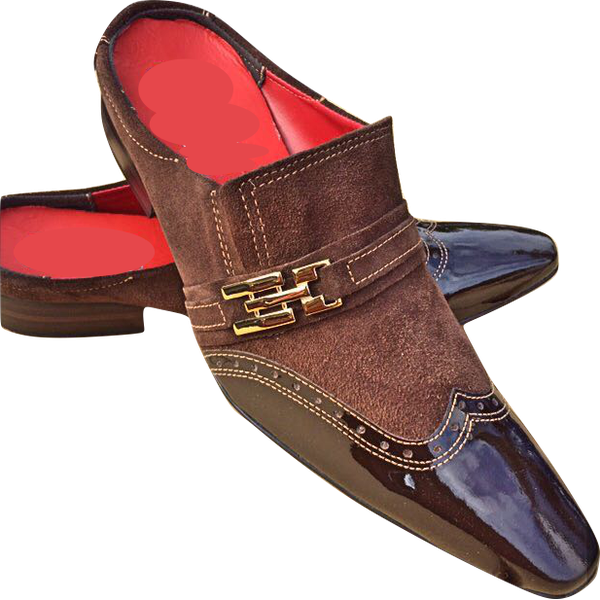 Mule Masculino Em Couro - Babuche - Brown Knight - Ref: 790