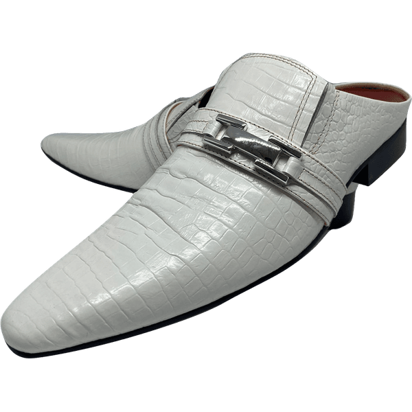 Babuche feminino branco deals