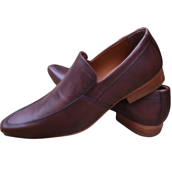 Mocassim Masculino Italiano Em Couro Marrom Cory Ref: 1115 