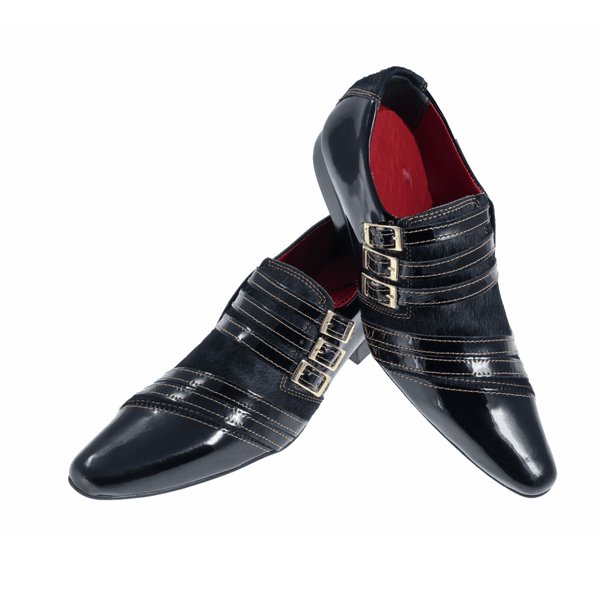 Sapato Masculino Italiano Em Couro Piel Black Preto Ref: 147 Preto