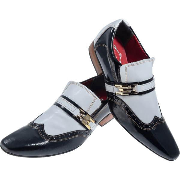 Sapato Masculino Italiano Em Couro Social Executivo - Branco - Light Piano Ref: 216 Branco